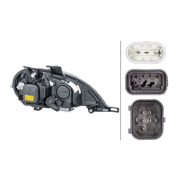 Faro Anteriore Sinistro Mercedes Classe M 2002+ – D2S Originale HELLA – foto 2