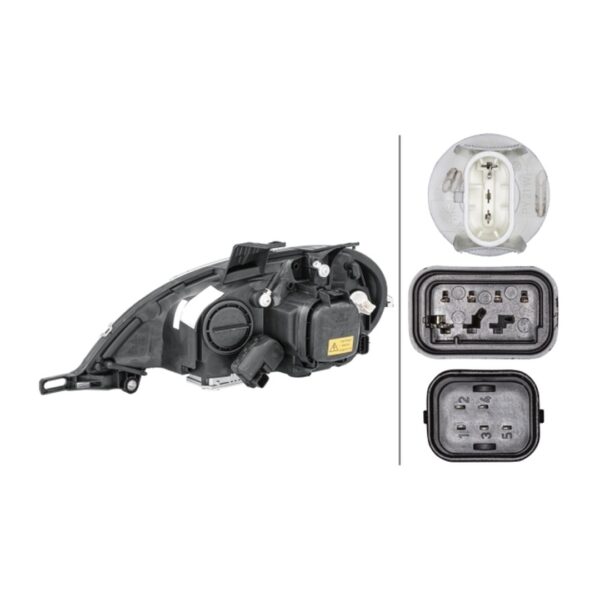 Faro Anteriore Destro Mercedes Classe M 2002+ – D2S Originale HELLA – foto 2