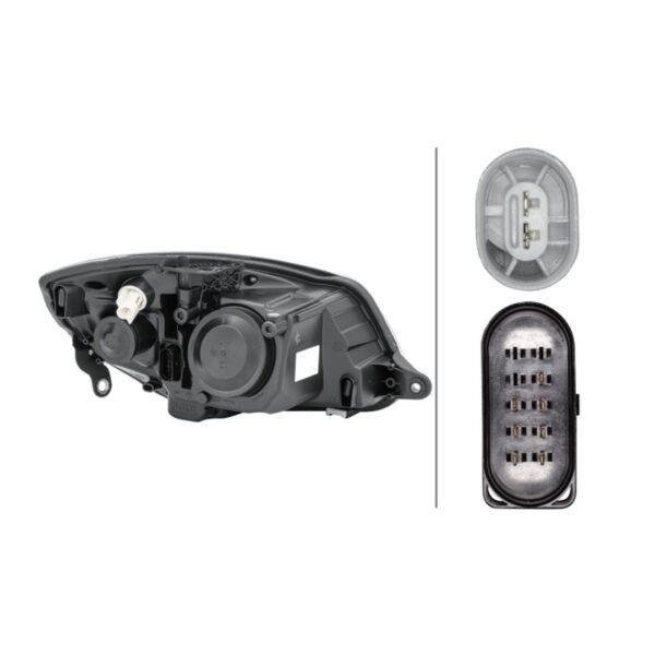 Faro Anteriore Sinistro Skoda Fabia II 2007-2010 – H7 Originale HELLA – foto 2