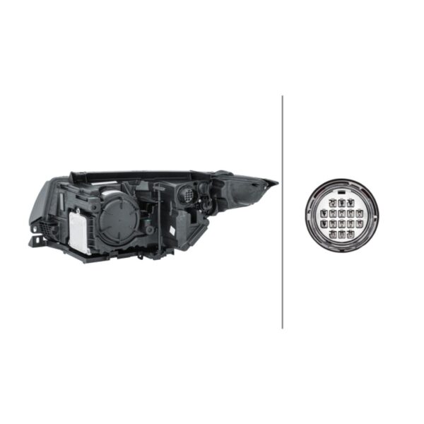 Faro Anteriore Destro Land Rover Evoque 2011+ – Bi-Xenonn Originale HELLA