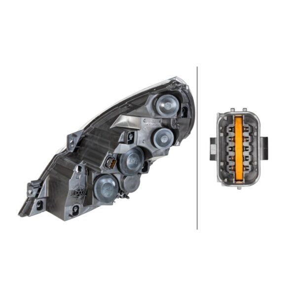 Scheinwerfer Rechts Renault Master III Chassis 2010+ – H7-H1 Original HELLA – Bild 2