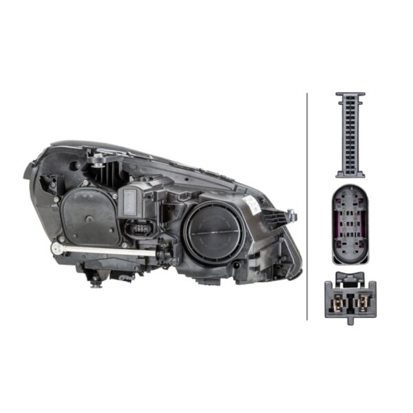 Faro Anteriore Sinistro Mercedes Classe E 2013+ – H7 Originale HELLA – foto 2