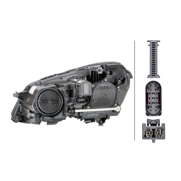 Faro Anteriore Destro Mercedes Classe E 2013+ – H7 Originale HELLA – foto 2