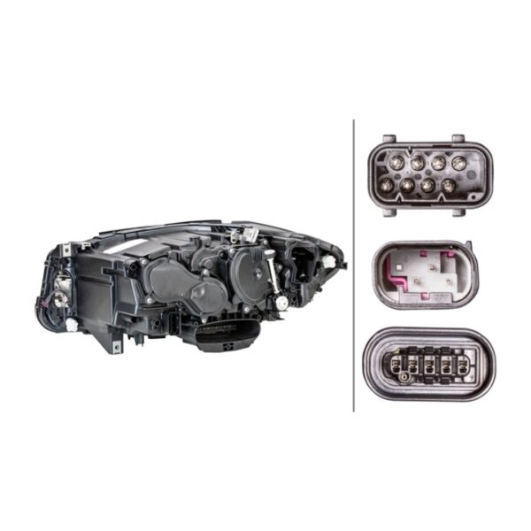 Faro Anteriore Destro Bmw Serie 5 2013+ – FULL LED Originale HELLA – foto 2