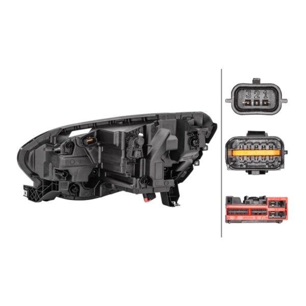 Faro Anteriore Destro Renault Scénic IV 2016+ – FULL LED Originale HELLA – foto 2