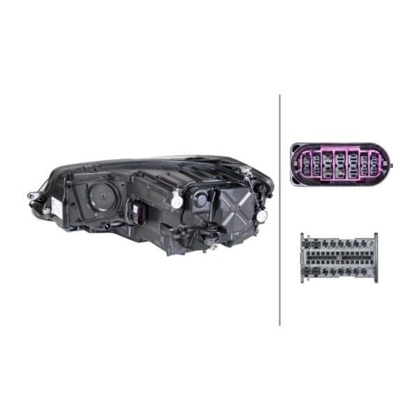 Faro Anteriore Destro Volkswagen Golf VII 2016+ – FULL LED Originale HELLA – foto 2