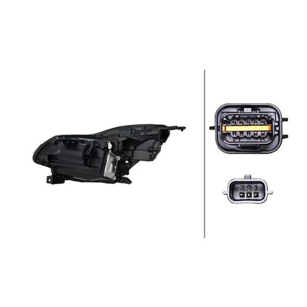 Faro Anteriore Destro Renault Captur II 2022+ – FULL LED Originale HELLA – foto 2