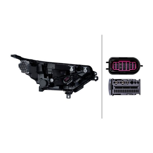 Scheinwerfer Links Volkswagen ID. Buzz Bus Electric 2022+ – LED Original HELLA – Bild 2