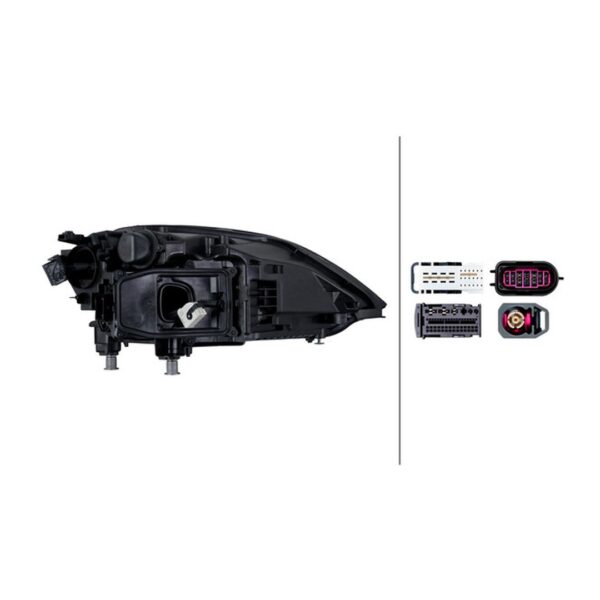 Faro Anteriore Sinistro Porsche Cayenne 2023+ – FULL LED Originale HELLA – foto 2