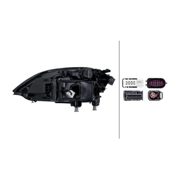 Faro Anteriore Destro Porsche Cayenne 2023+ – FULL LED Originale HELLA – foto 2