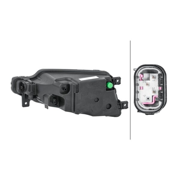 Fendinebbia Destro Volkswagen Passat Variant 2019+ – LED Originale HELLA – foto 2