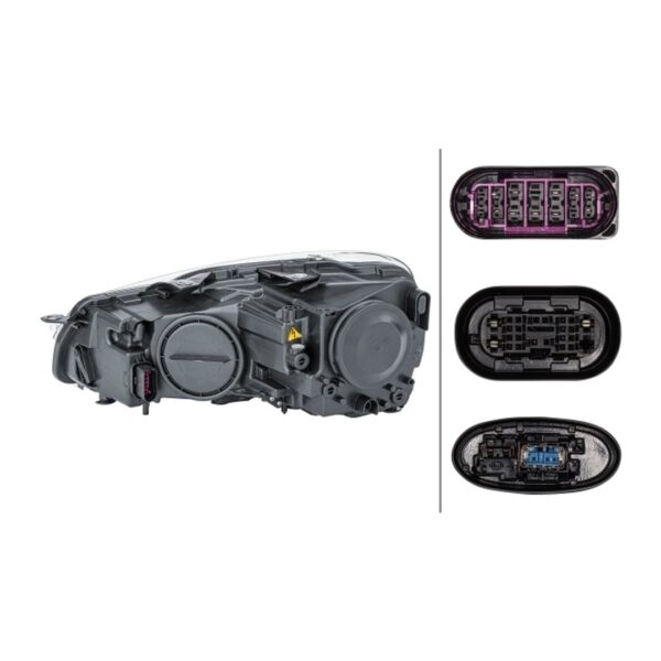 Faro Anteriore Destro Volkswagen Golf VI 2009+ – Bi-Xenonn Originale HELLA