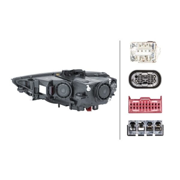 Scheinwerfer Rechts Audi A3 2012+ – Bi-Xenon Original HELLA – Bild 2