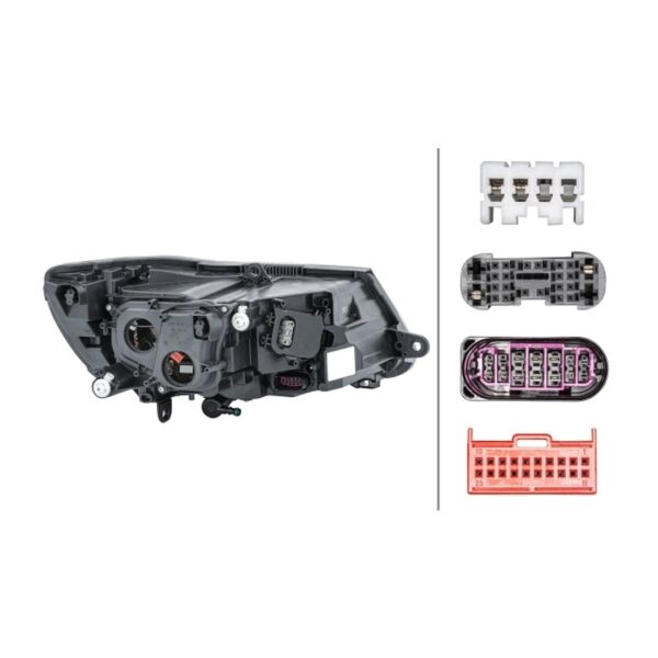 Faro Anteriore Sinistro Skoda Superb II SW 2013+ – Bi-Xenonn Originale HELLA