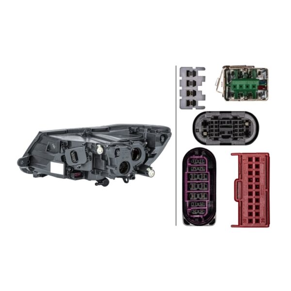 Faro Anteriore Destro Skoda Superb II SW 2013+ – Bi-Xenonn Originale HELLA