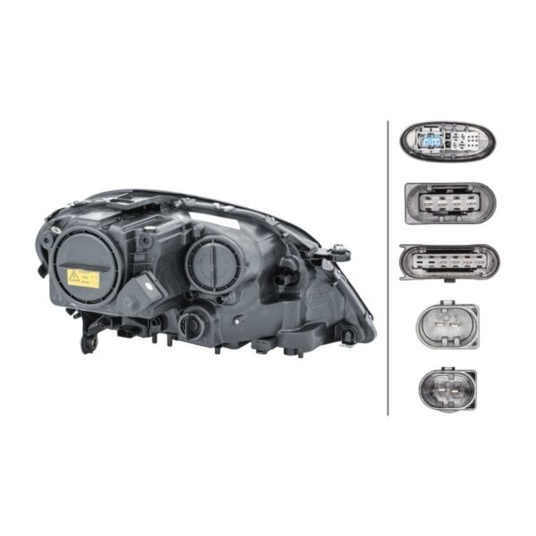 Faro Anteriore Sinistro Mercedes Classe M 2008+ – Bi-Xenonn Originale HELLA