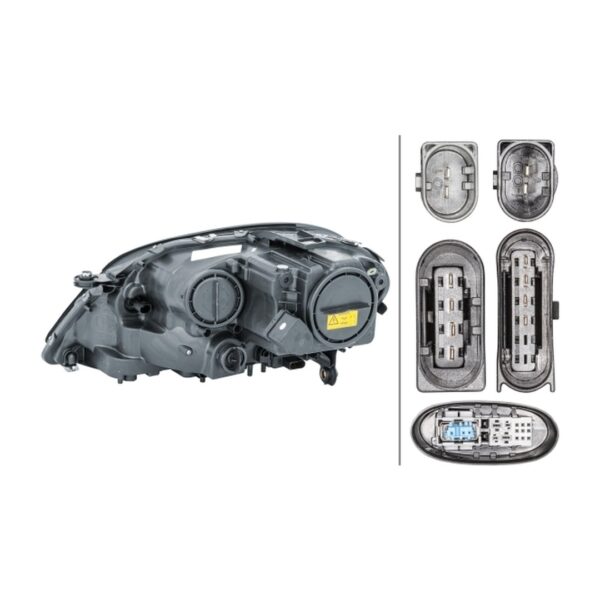 Faro Anteriore Destro Mercedes Classe M 2008+ – Bi-Xenonn Originale HELLA