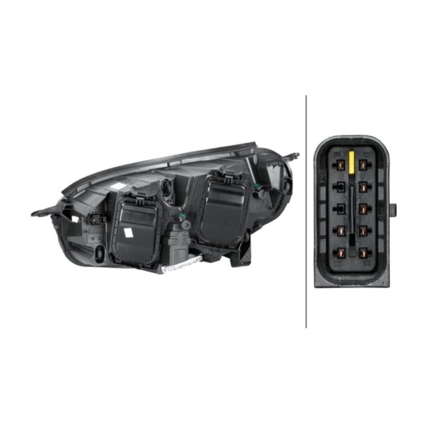 Rechter Scheinwerfer Citroën Jumpy Kastenwagen 2016+ – Xenon Original HELLA – Bild 2
