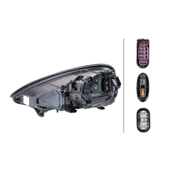 Faro Anteriore Destro Porsche Panamera 2013+ – Bi-Xenonn Originale HELLA