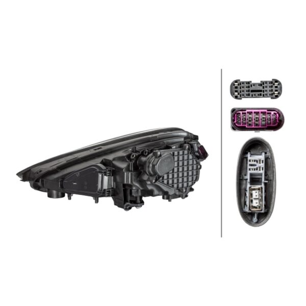 Faro Anteriore Destro Porsche Cayenne 2014+ – Bi-Xenonn Originale HELLA
