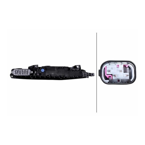 Luce Diurna DRL Sinistro Porsche Macan Facelift 2018+ – LED Originale HELLA – foto 2