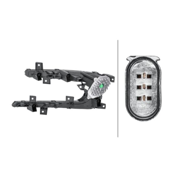 Luce Diurna DRL Destro Volkswagen Golf VII 2012+ – LED Originale HELLA – foto 2