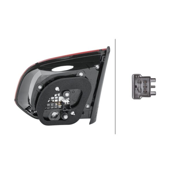 Fanale Sinistro Volkswagen Golf VI 2009+ – LED Originale HELLA – foto 2