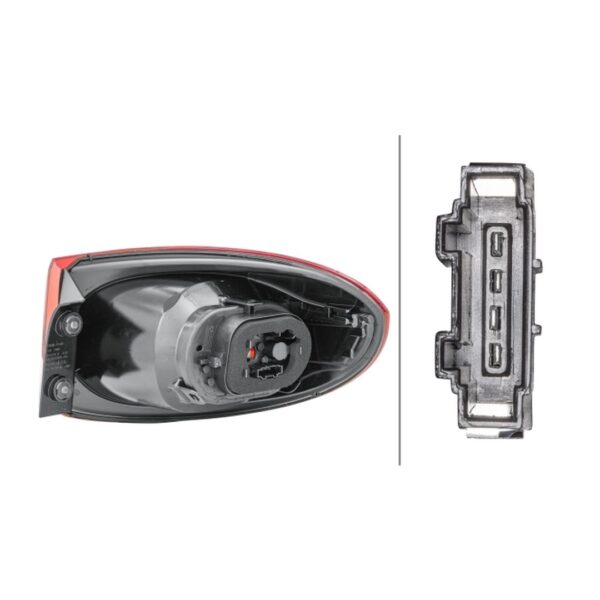 Rückleuchten Links Volkswagen Tiguan 2007+ Original HELLA – Bild 2
