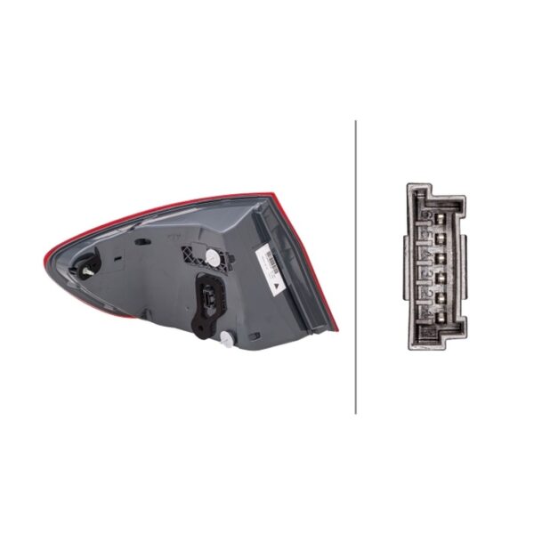 Fanale Destro Bmw Serie 5 2013+ – LED Originale HELLA – foto 2
