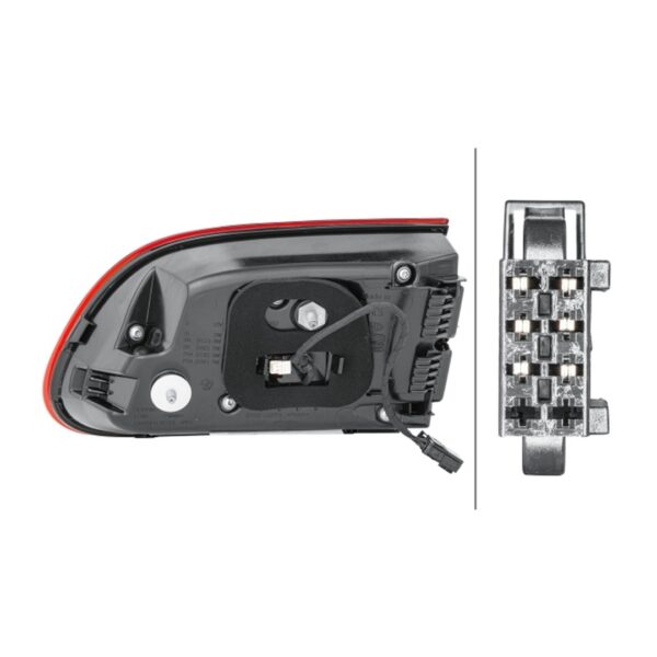 Fanale Sinistro Porsche Macan 2014+ – LED Originale HELLA – foto 2