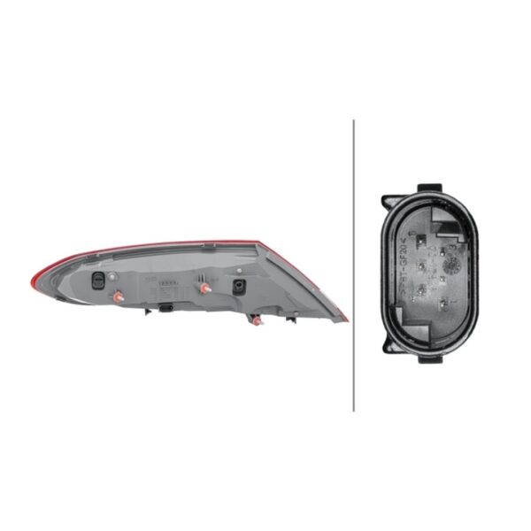 Fanale Destro Mercedes Classe C Coupe 2013+ – LED Originale HELLA – foto 2