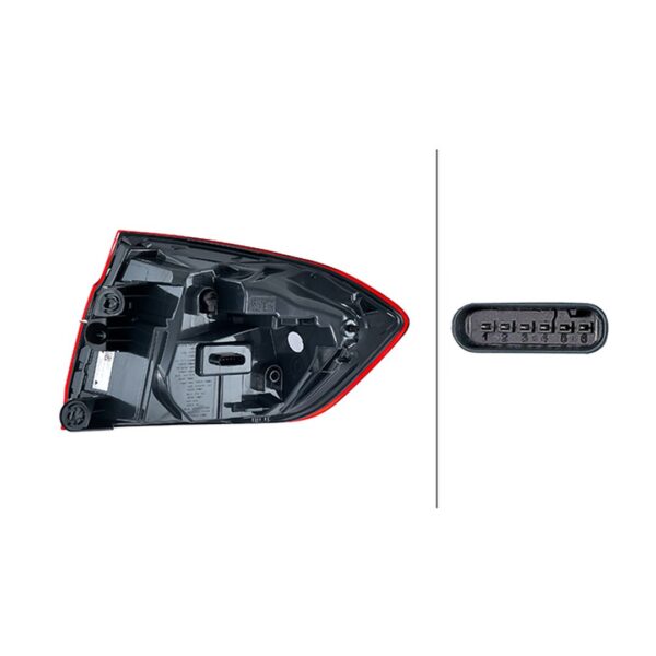 Fanale Sinistro Bmw Serie 3 2011+ – LED Originale HELLA – foto 2