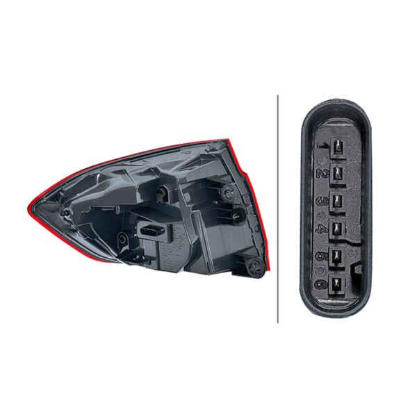 Fanale Destro Bmw Serie 3 2011+ – LED Originale HELLA – foto 2