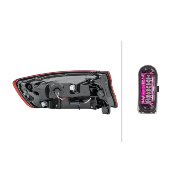 Fanale Destro Audi A4 2015+ – LED Originale HELLA – foto 2