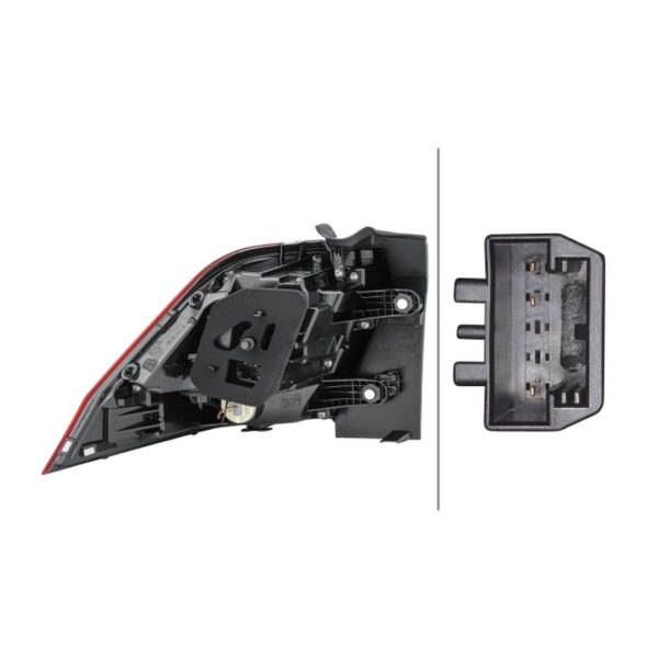 Fanale Destro Volkswagen Tiguan 2016+ – LED Originale HELLA – foto 2