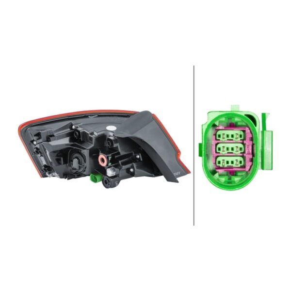Fanale Destro Audi A3 2016+ – LED Originale HELLA – foto 2