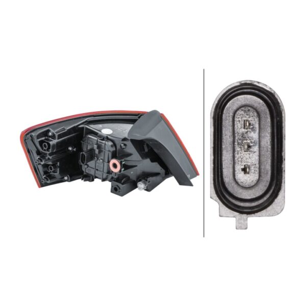 Fanale Destro Audi A3 2016+ Originale HELLA – foto 2