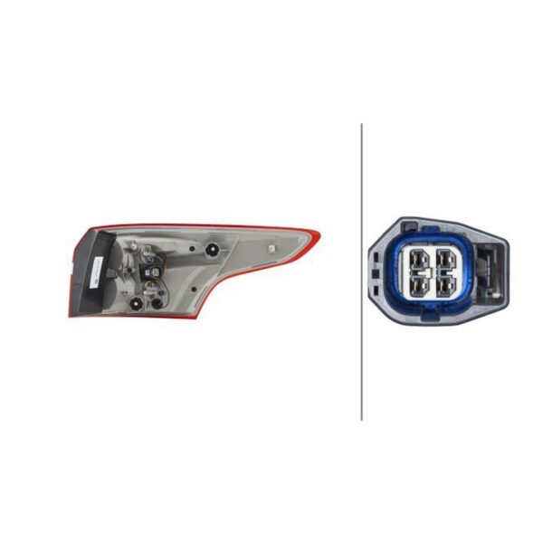 Fanale Sinistro Ford Focus III Turnier 2014+ – LED Originale HELLA – foto 2