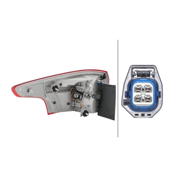 Fanale Destro Ford Focus III Turnier 2014+ – LED Originale HELLA – foto 2