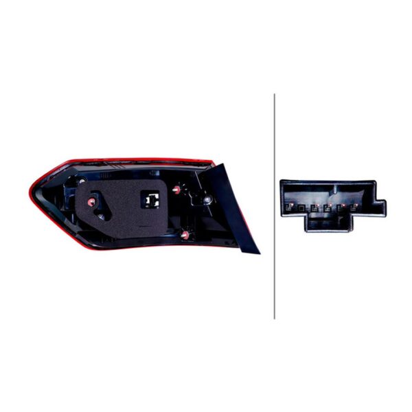 Fanale Destro Mercedes Classe E 2013+ – LED Originale HELLA – foto 2