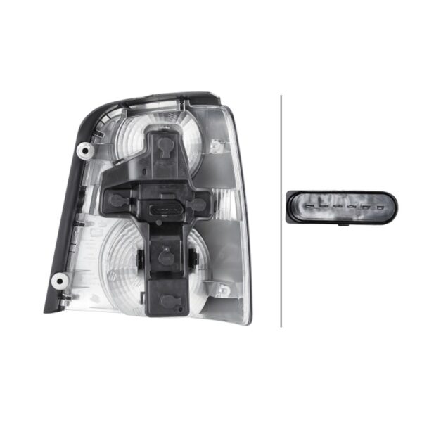 Fanale Sinistro Volkswagen Touran 2006-2010 Originale HELLA – foto 2