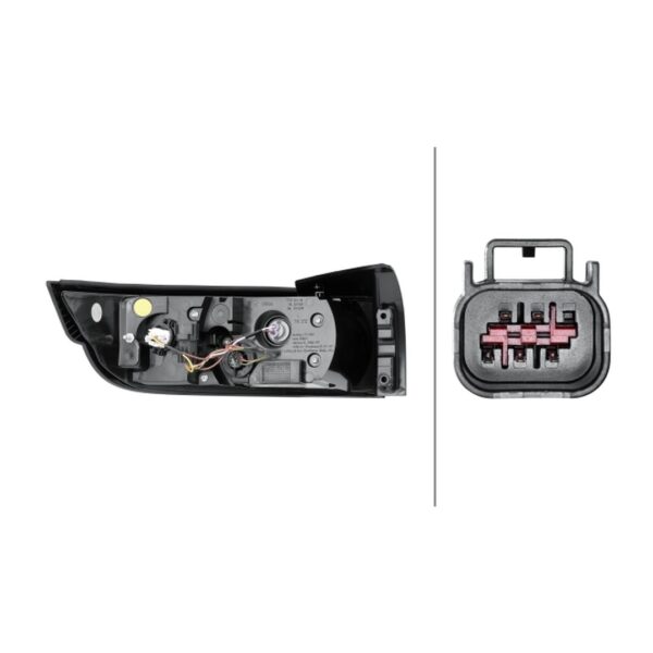 Fanale Destro Land Rover Evoque 2011+ – LED Originale HELLA – foto 2