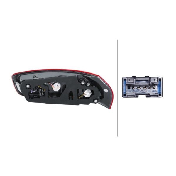 Fanale Sinistro Citroen C4 Picasso II 2013+ Originale HELLA – foto 2
