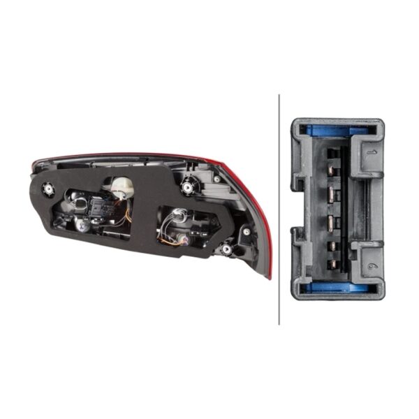 Rückleuchten Links Citroen C4 Picasso II 2016+ Original HELLA – Bild 2