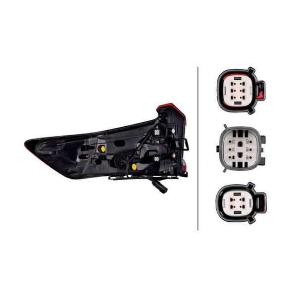 Fanale Destro Volvo C40 Recharge AWD 2021+ – LED Originale HELLA – foto 2