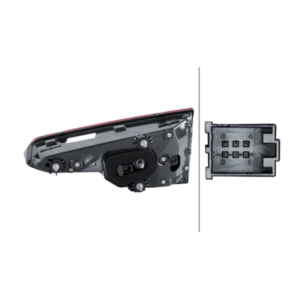 Rückleuchten Links Audi A4 2015+ – LED Original HELLA – Bild 2