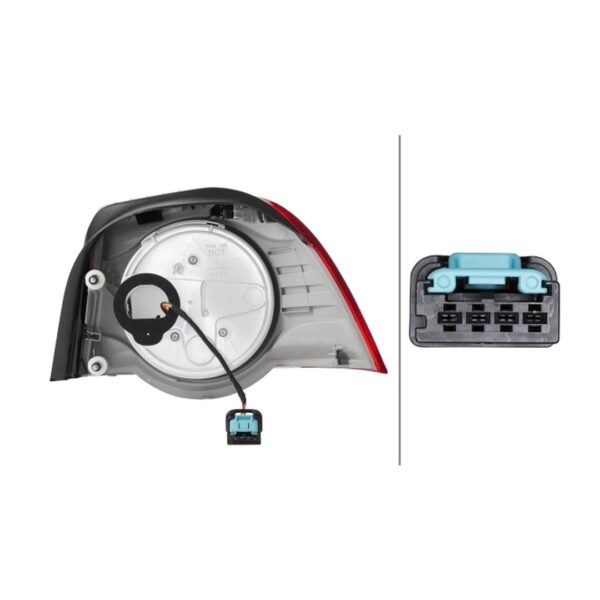 Rückleuchten Links Volkswagen Eos 2006-2010 – LED Original HELLA – Bild 2