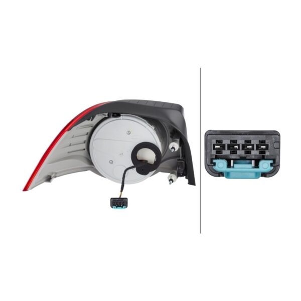 Fanale Destro Volkswagen Eos 2006-2010 – LED Originale HELLA – foto 2
