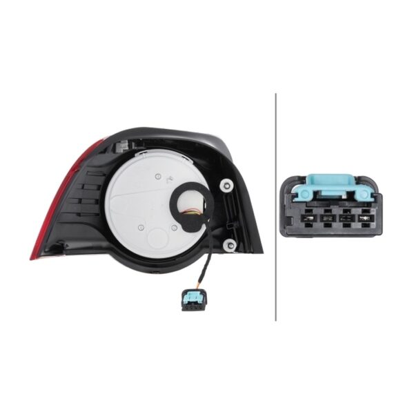 Rückleuchten Rechts Volkswagen Eos 2006-2010 – LED Original HELLA – Bild 2
