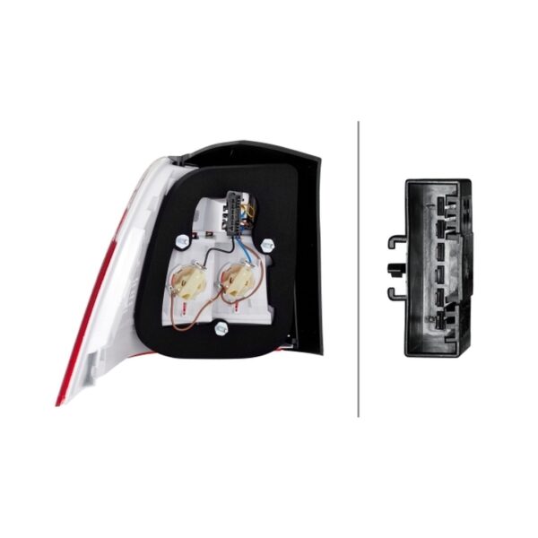 Fanale Destro Bmw Serie 5 Touring 2007+ – LED Originale HELLA – foto 2